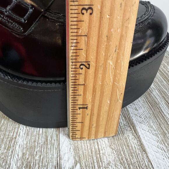 Steve Madden Y2K Shoes Chunky Heel Platform Penny Loafer Women's 8 Juniper - Picture 14 of 15